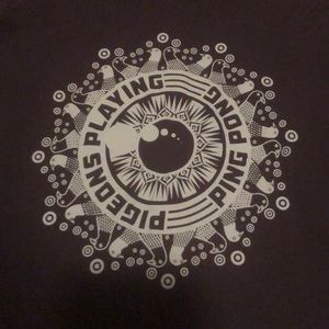 Pigeons playing ping pong long sleeve shirt